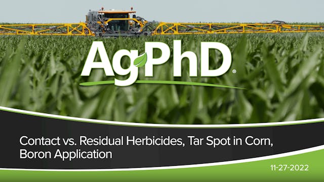Contact vs. Residual Herbicides, Tar ...