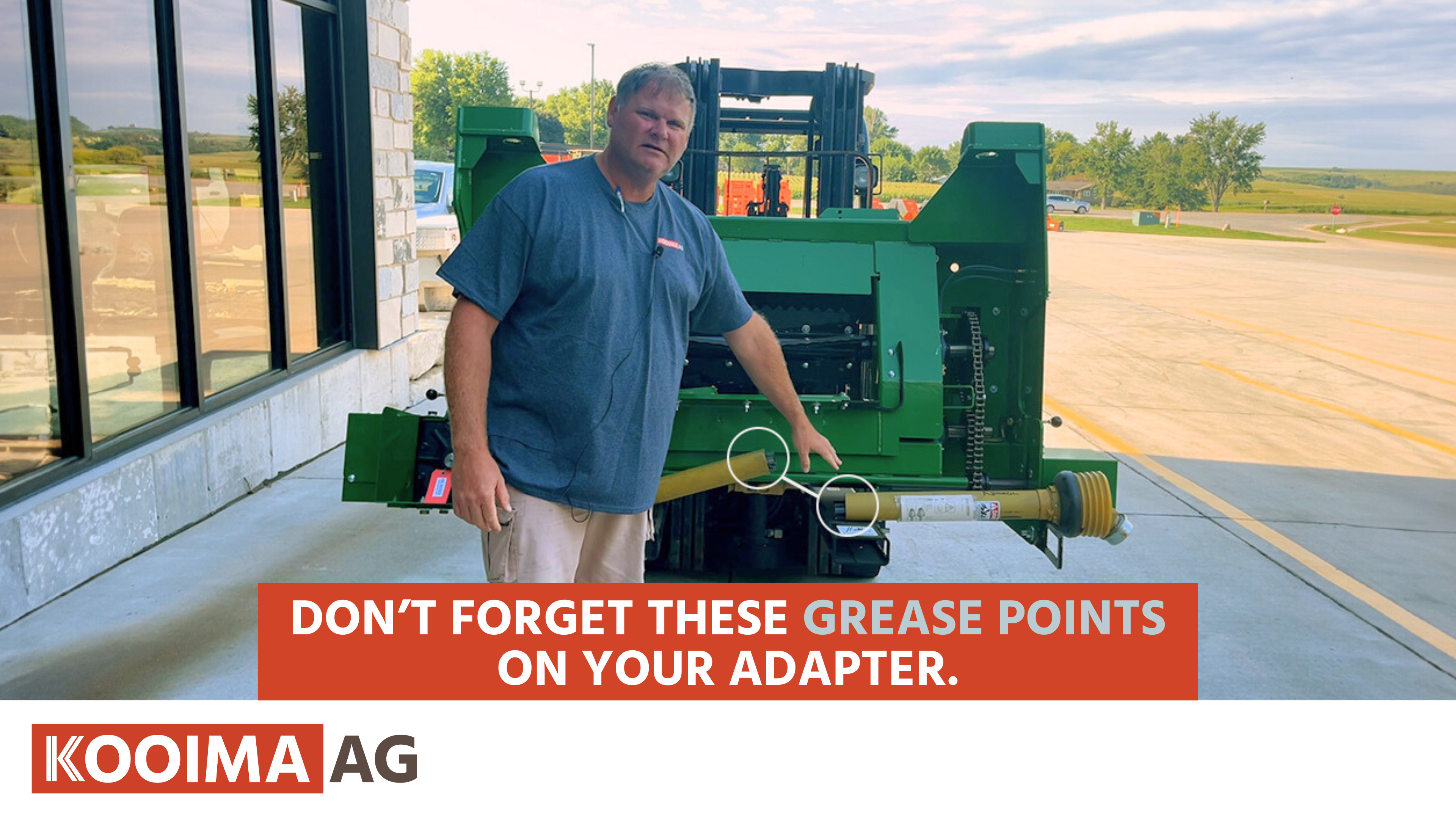 Dual & Single Roll Adapter on JD® 8000 & 9000 Maintenance Tips | Kooima Ag