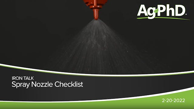 Spray Nozzle Checklist | Ag PhD
