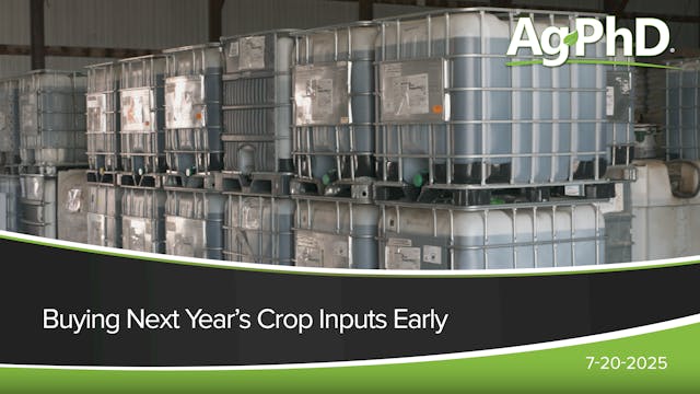 Buying Next Year's Crop Inputs Early ...