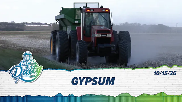 Gypsum | Ag PhD Daily | 10/15/26