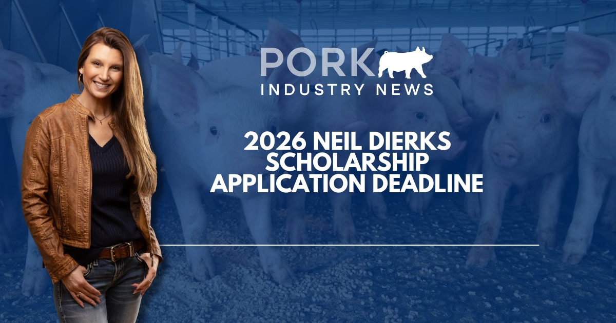 2026 Neil Dierks Scholarship Application Pork Industry News | Pride of Pork