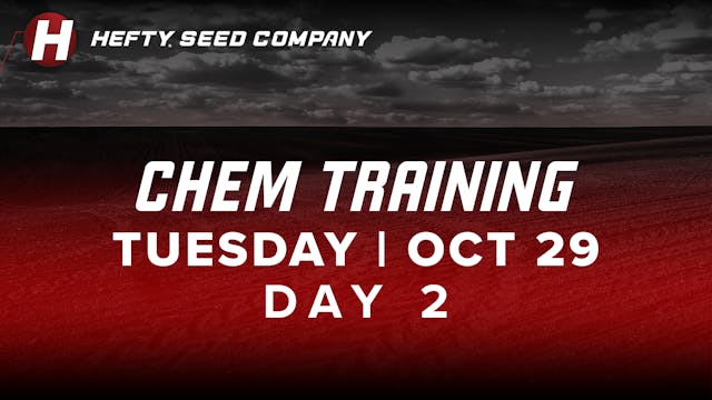 10/29/24 - Chem Training Day 2