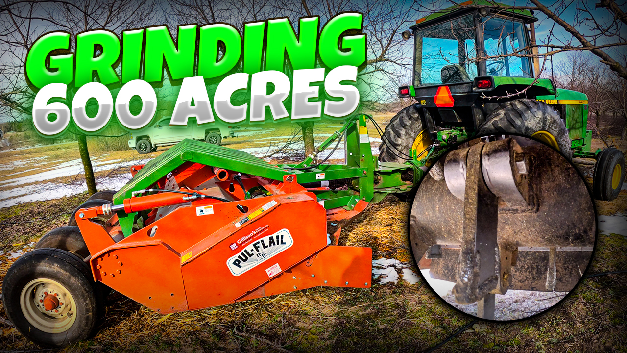 Can THIS Equipment GRIND UP 600 Acres Of Cherry Wood? | Pomes and Stones