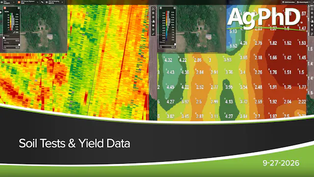 Soil Tests & Yield Data | Ag PhD