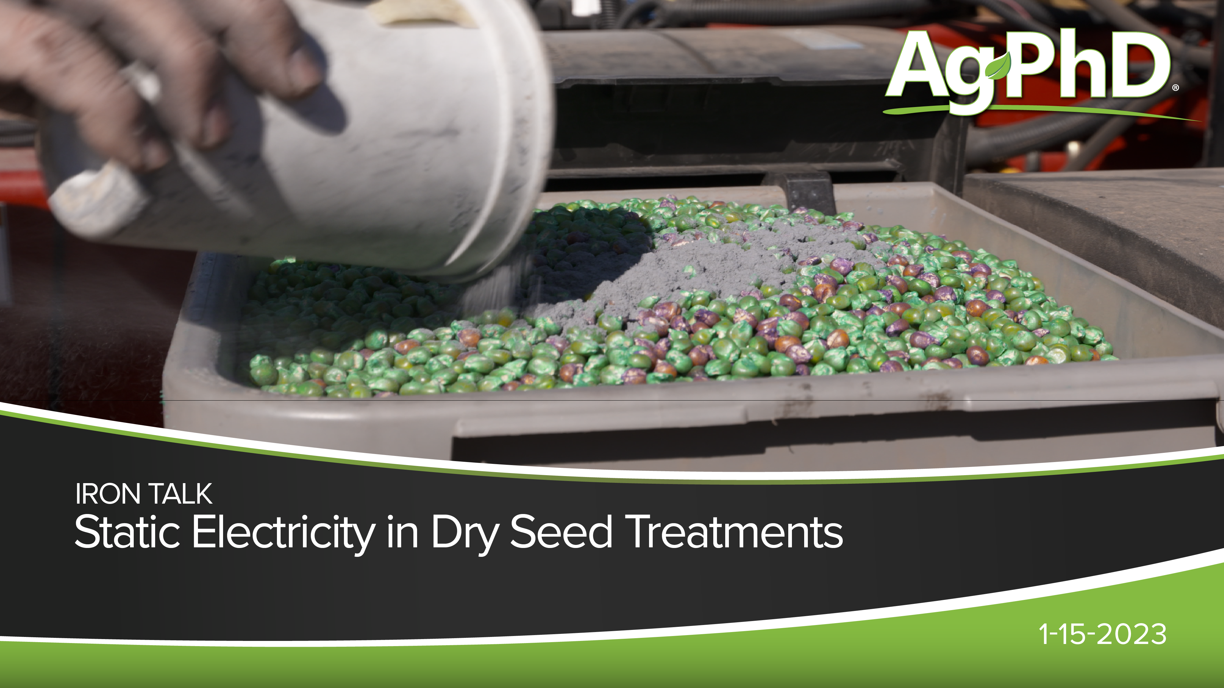 Static Electricity in Dry Seed Treatments | Ag PhD