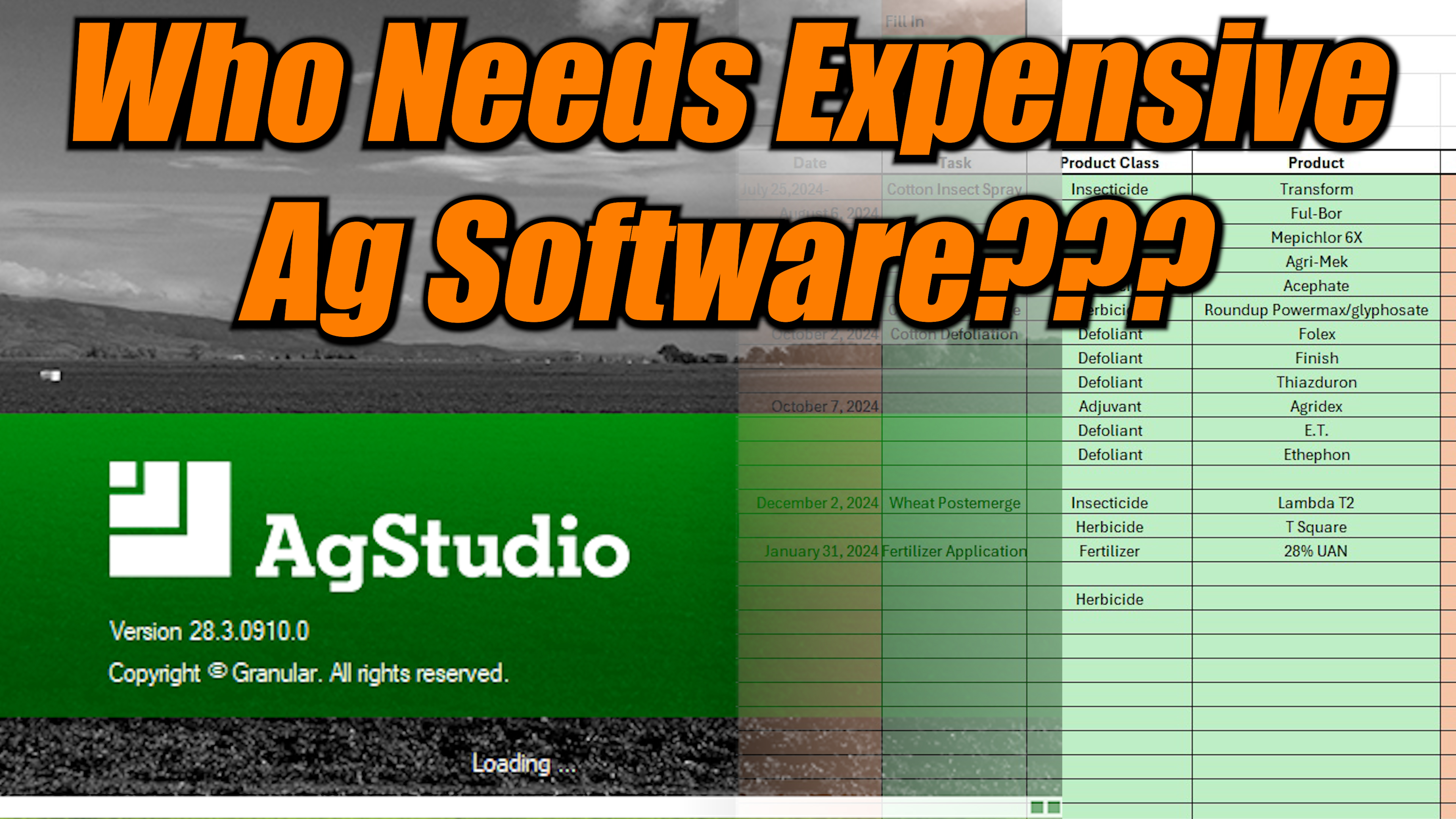 Who Needs Expensive Ag Software?? | Griggs Farms