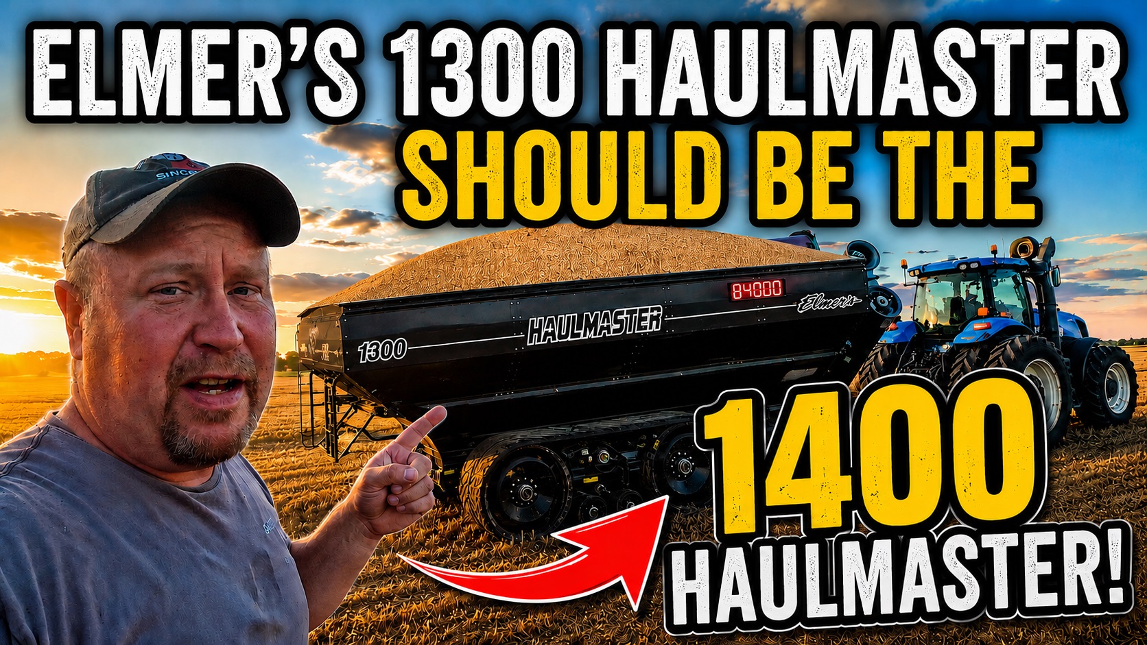 The Elmer's 1300 HaulMaster Should Be the 1400 HaulMaster!  Wheat Harvest #8