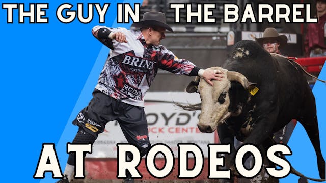 The Guy In The Barrel At Rodeos | WAG...