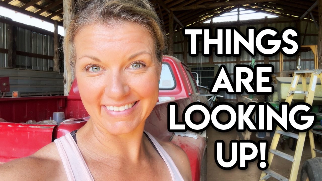 Things Are Looking Up...First Cut Hay Is Down || This Farm Wife