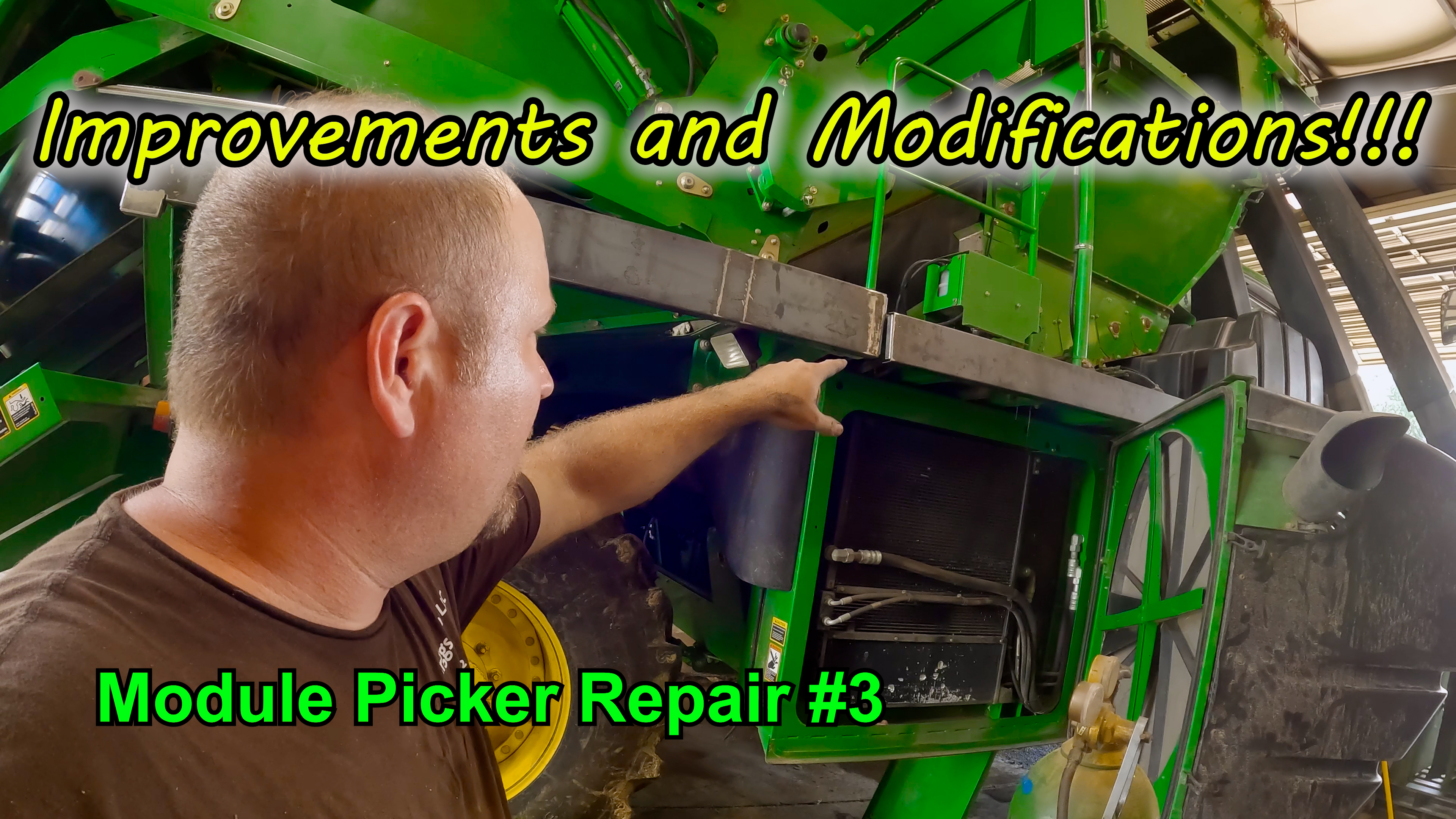 Better Design Than John Deere Cotton Picker Repair #3 | Griggs Farms
