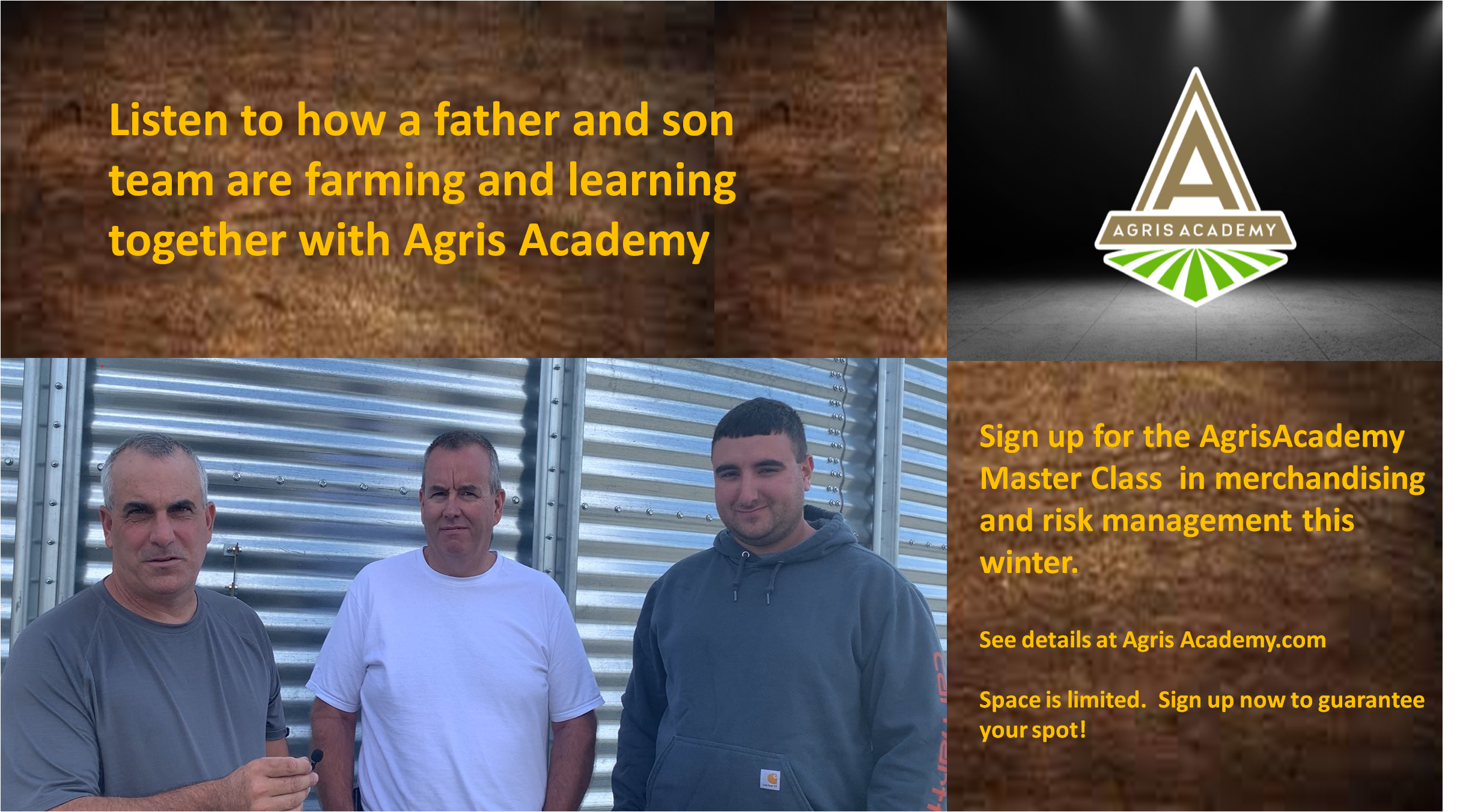 Moloney Testimonial | AgrisAcademy
