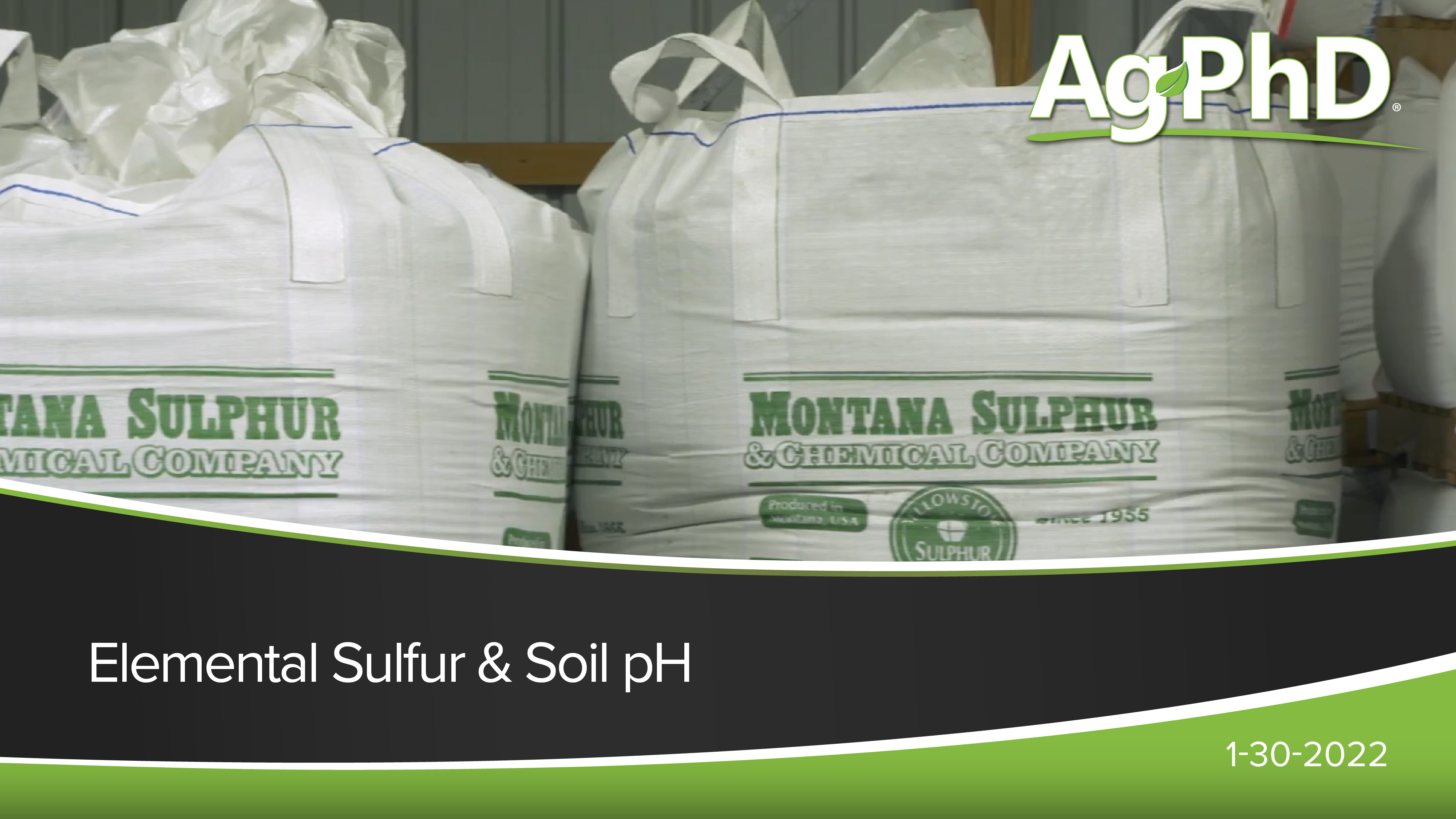 Elemental Sulfur and Soil pH | Ag PhD