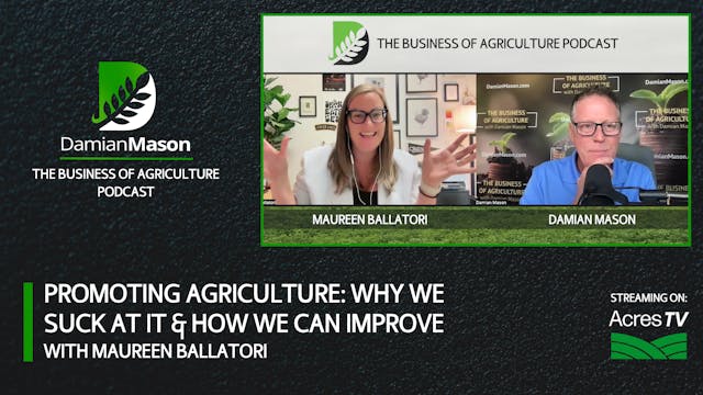 Promoting Agriculture: Why We Suck At...