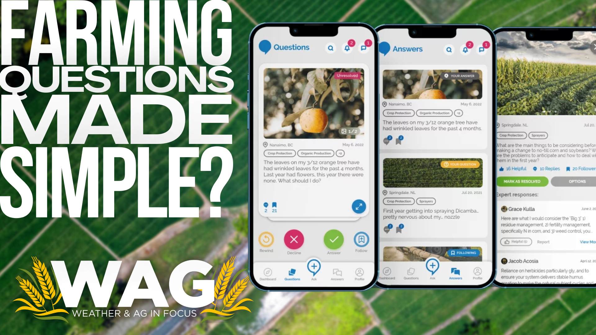 Farmers App AgvisorPro: How it works! 11-18-22 WAG In Focus