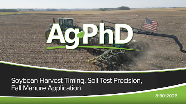 Soybean Harvest Timing, Soil Test Pre...