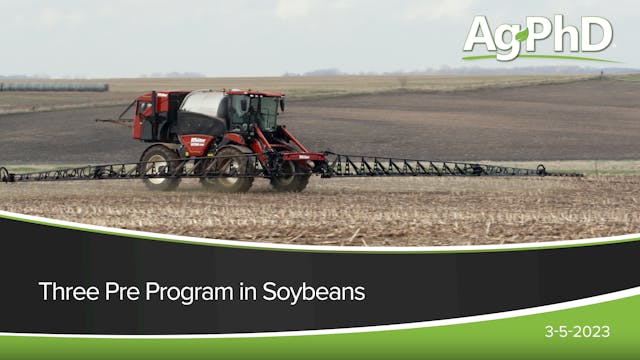 Three Pre Program in Soybeans