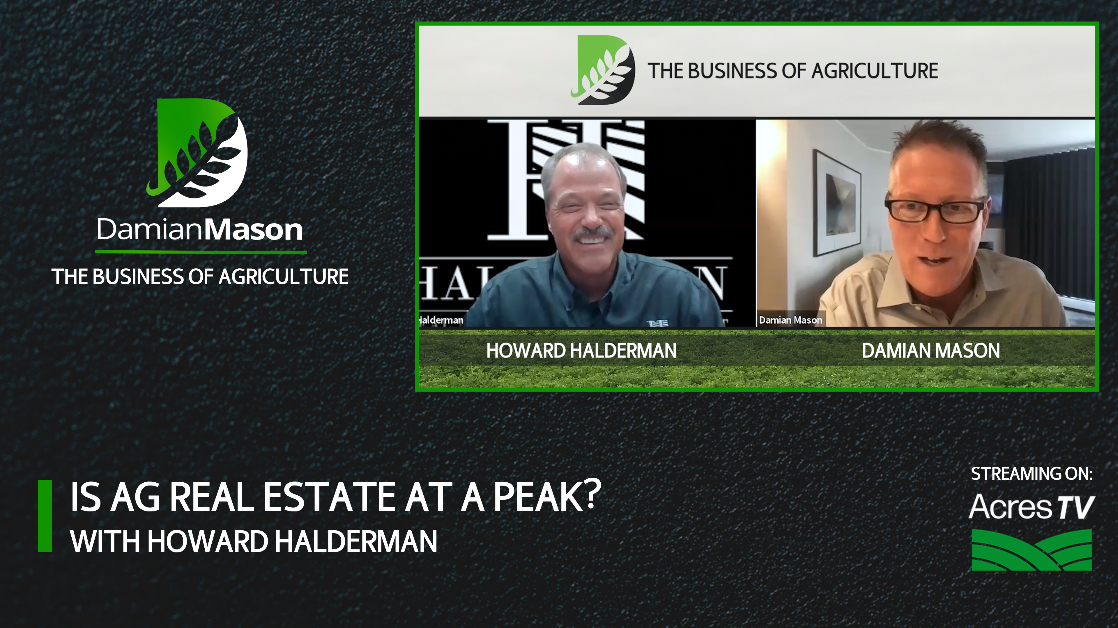 Is Ag Real Estate at a Peak? | Damian Mason