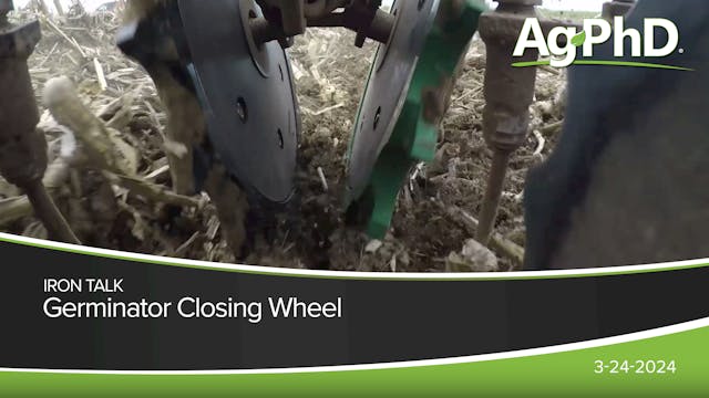 Germinator Closing Wheel | Ag PhD