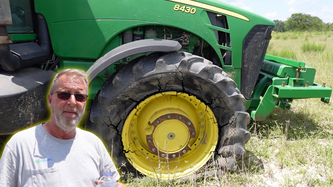 Keefe Blew The Tire Off The Rim | Field Rows