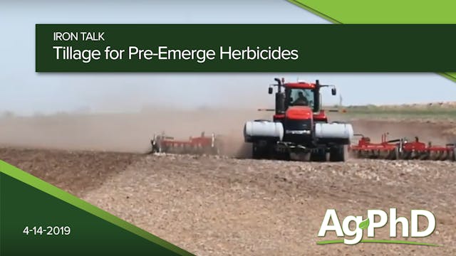 Tillage for Pre-Emerge Herbicides