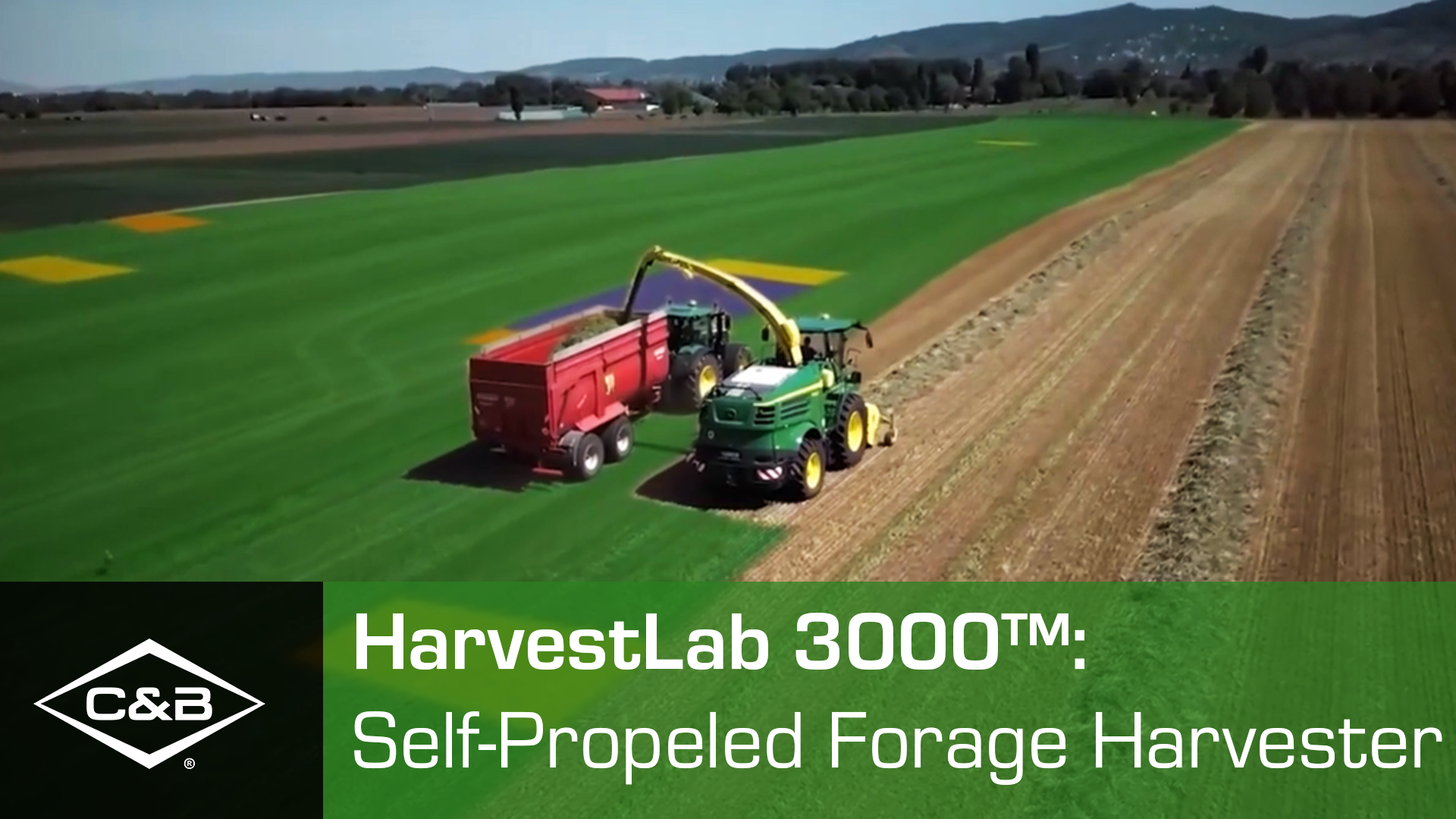 John Deere HarvestLab 3000™- Self-Propelled Forage Harvester | C & B