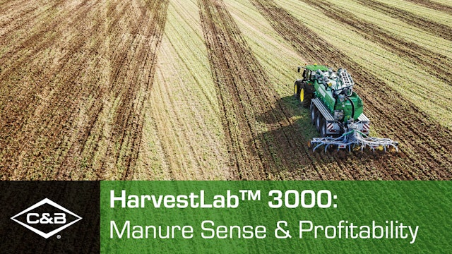 HarvestLab™ 3000 Manure Sense & Profitability | C & B