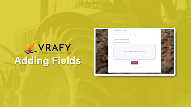 Adding Fields | VRAFY