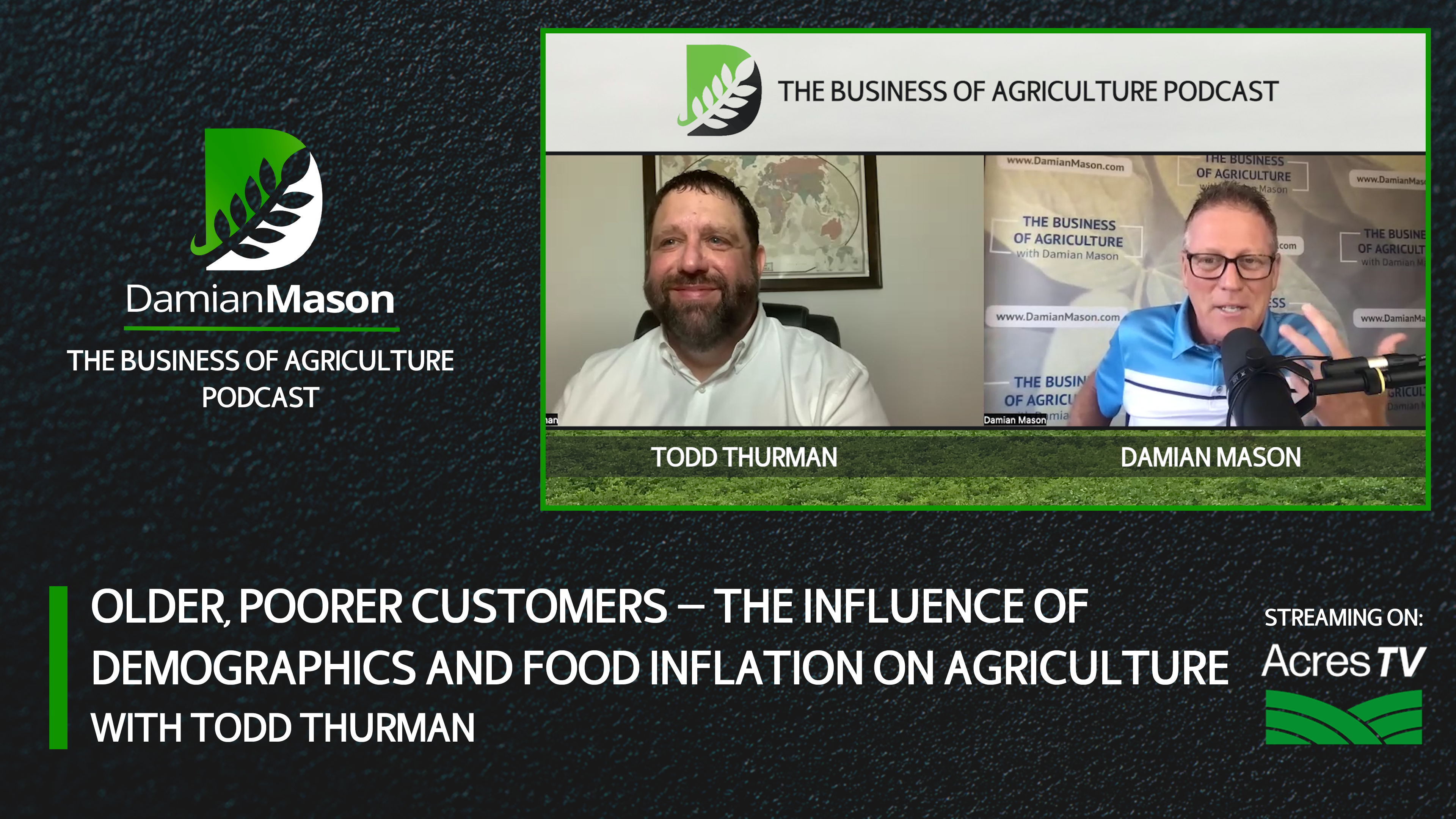 Older Poorer Customers-Influence of Demographics & Food Inflation | Damian Mason