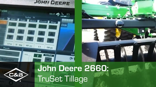 John Deere 2660 TruSet Tillage