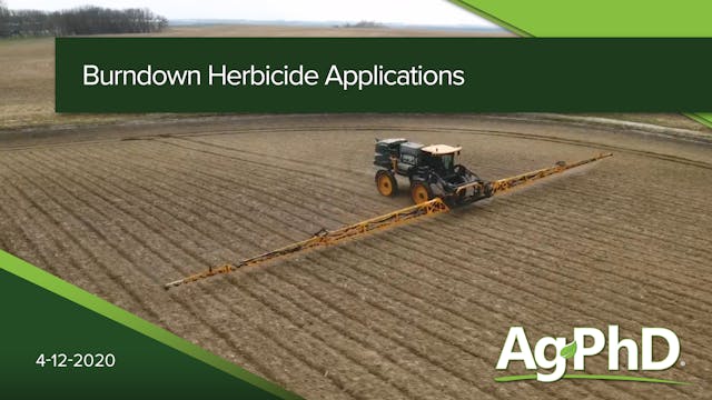 Burndown Herbicide Applications