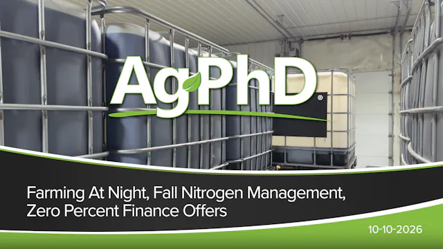 Farming At Night, Fall Nitrogen Manag...