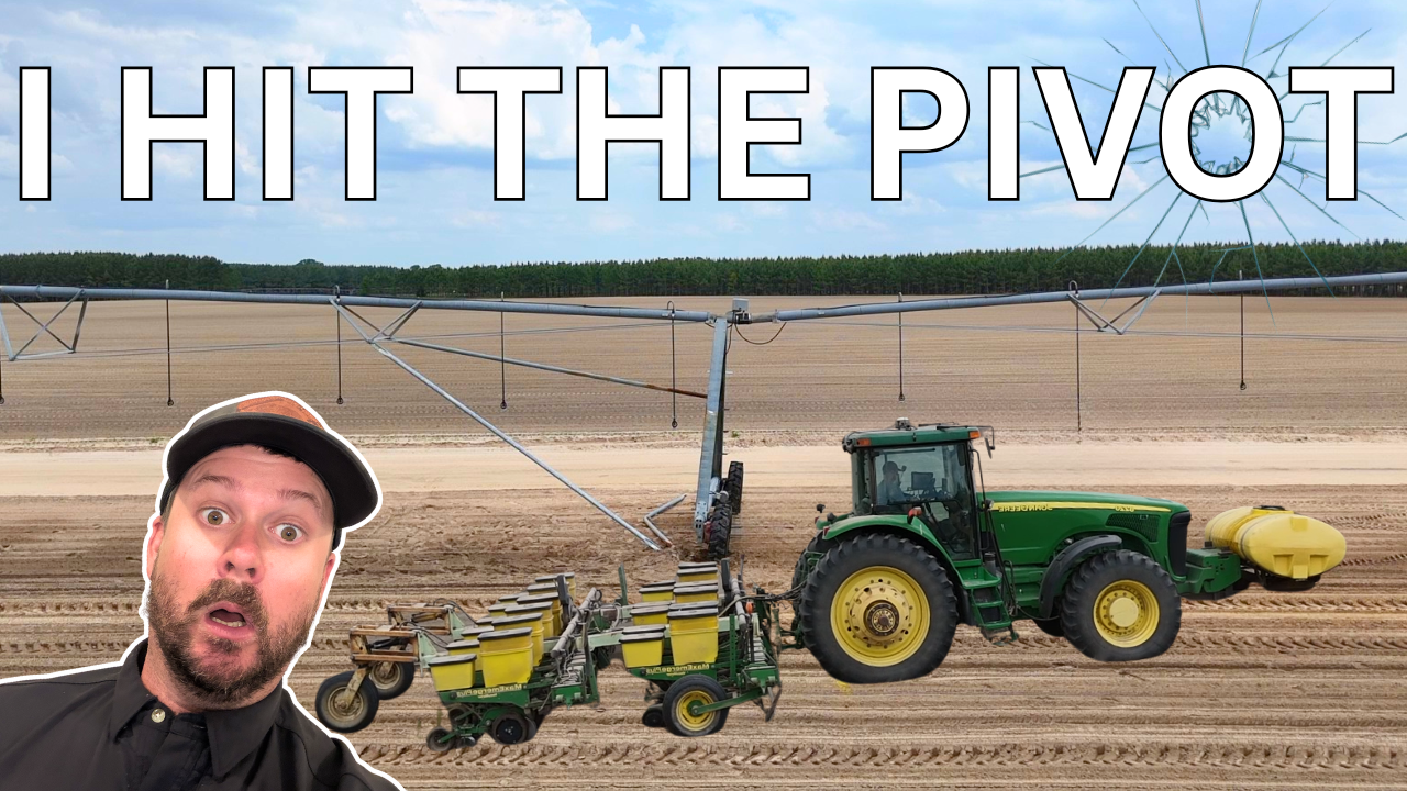 I Hit the Pivot with the Peanut Planter | Field Rows