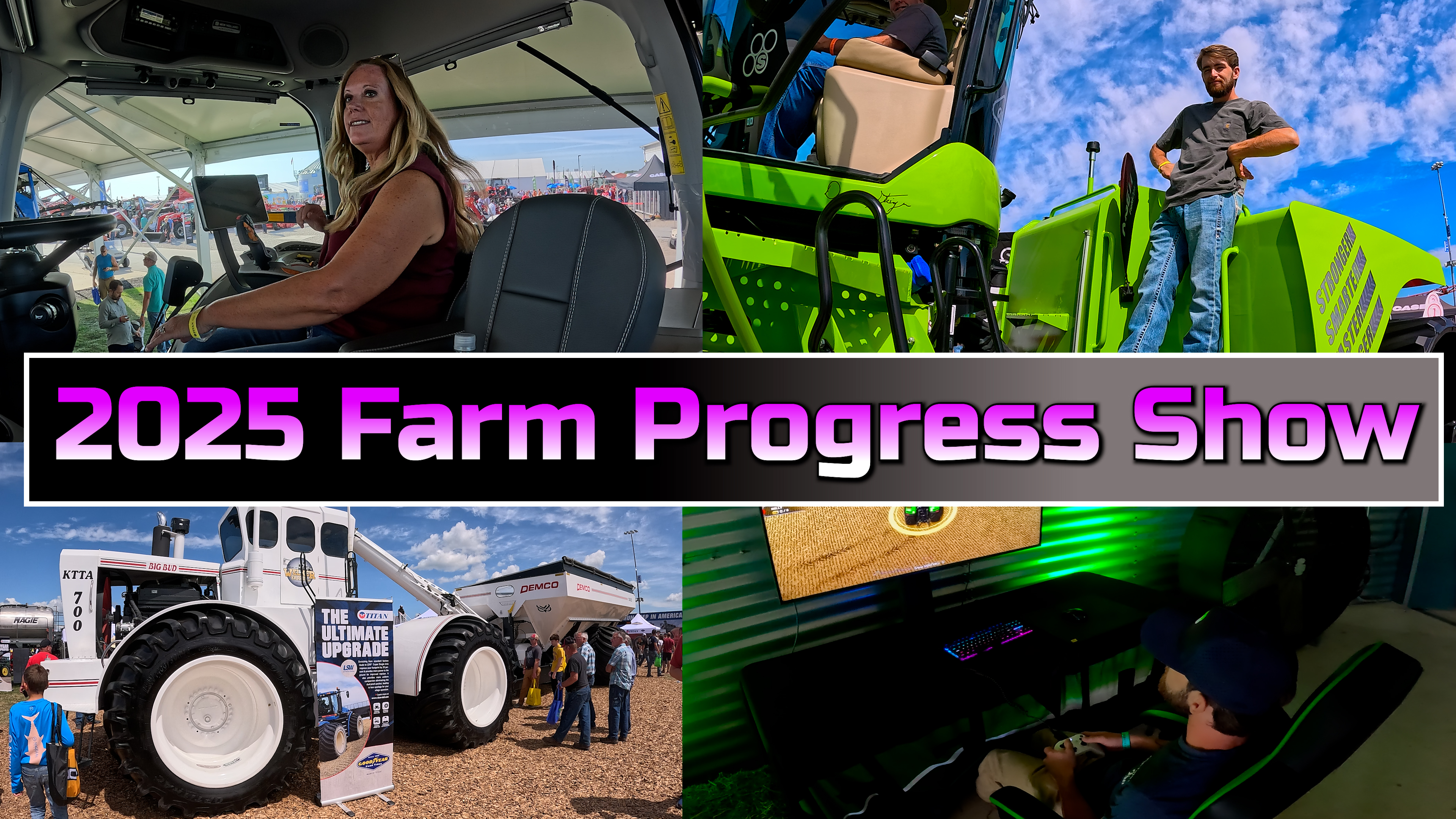 Big Equipment, Podcasts, Tractor Racing! 2025 Farm Progress Show | Griggs Farms