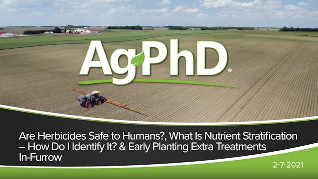 Are Herbicides Safe? Nutrient Stratif...