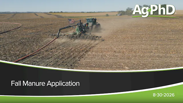 Fall Manure Application | Ag PhD