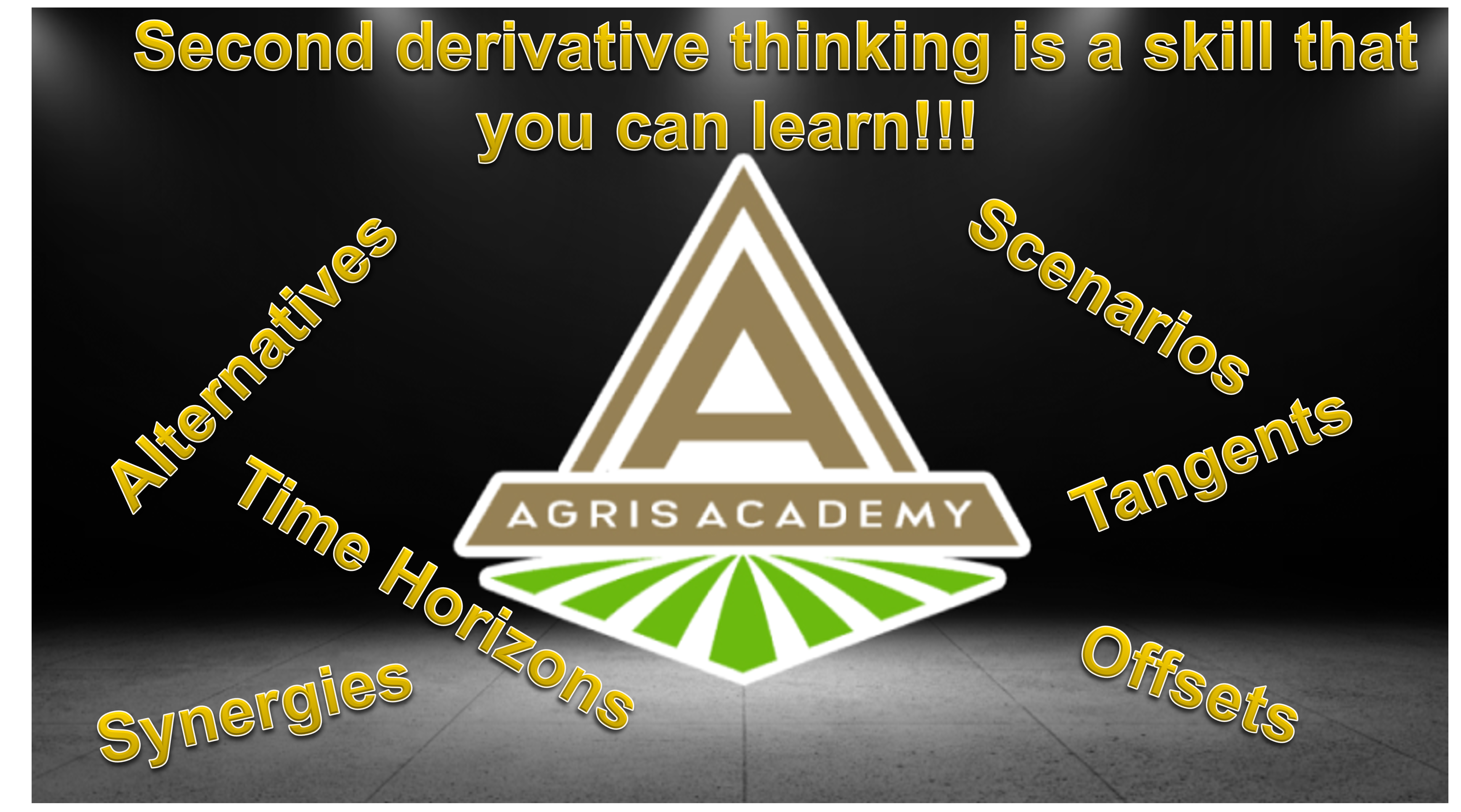 Second Derivative Thinking as a Skill for Better Decision Making | AgrisAcademy