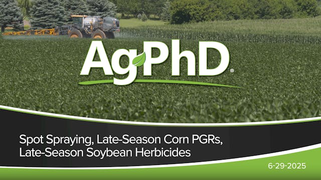 Spot Spraying, Late-Season Corn PGRs,...