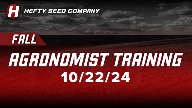 10/22/24 - Fall Agronomist Training