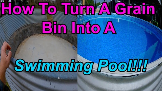 How To Turn A Grain Bin Into A Swimming Pool | Griggs Farms