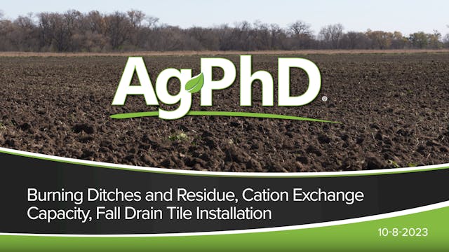 Burning Ditches & Residue, Cation Exc...