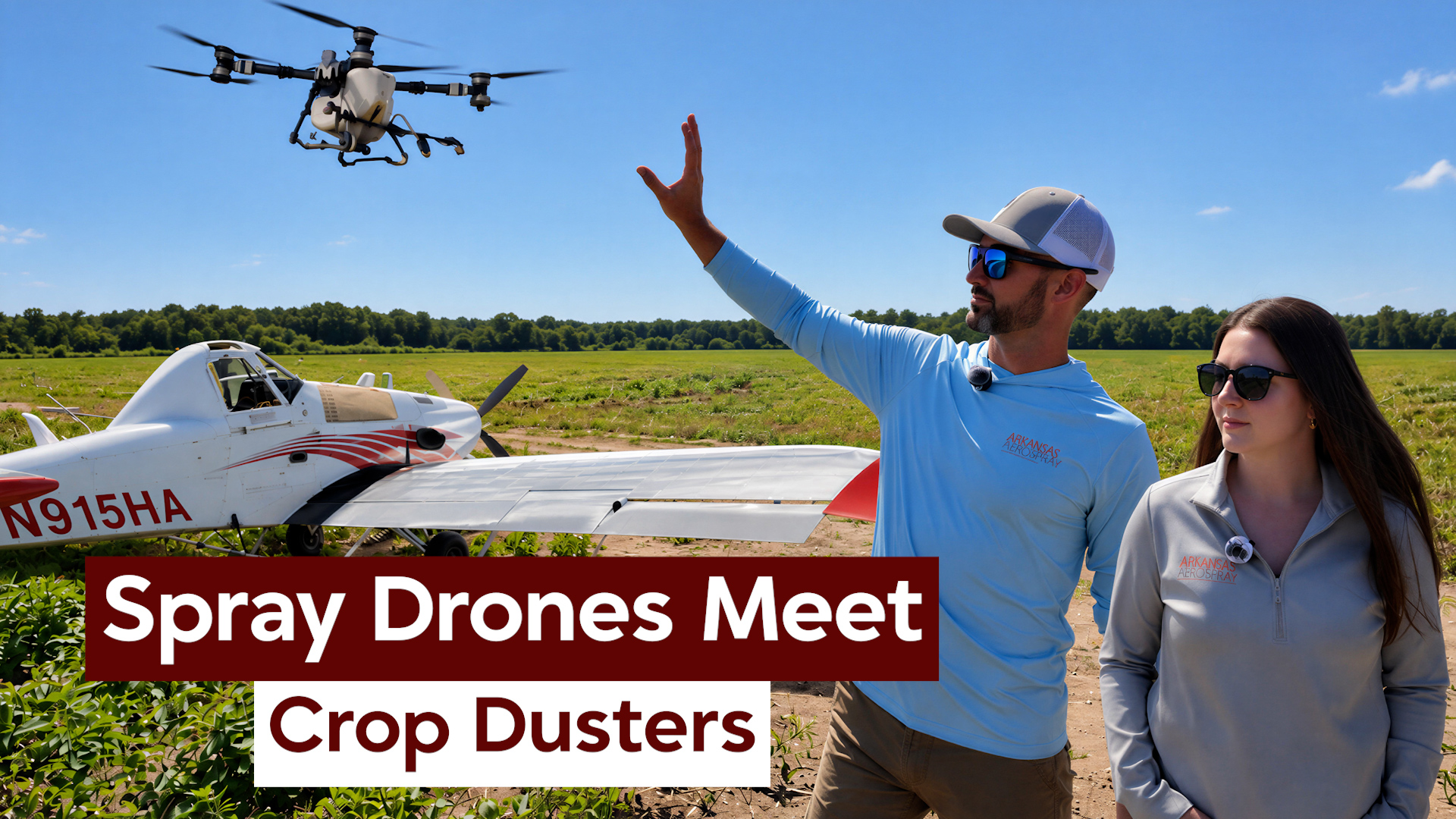 Spray Drones Meet Crop Dusters | Spray Drone Network