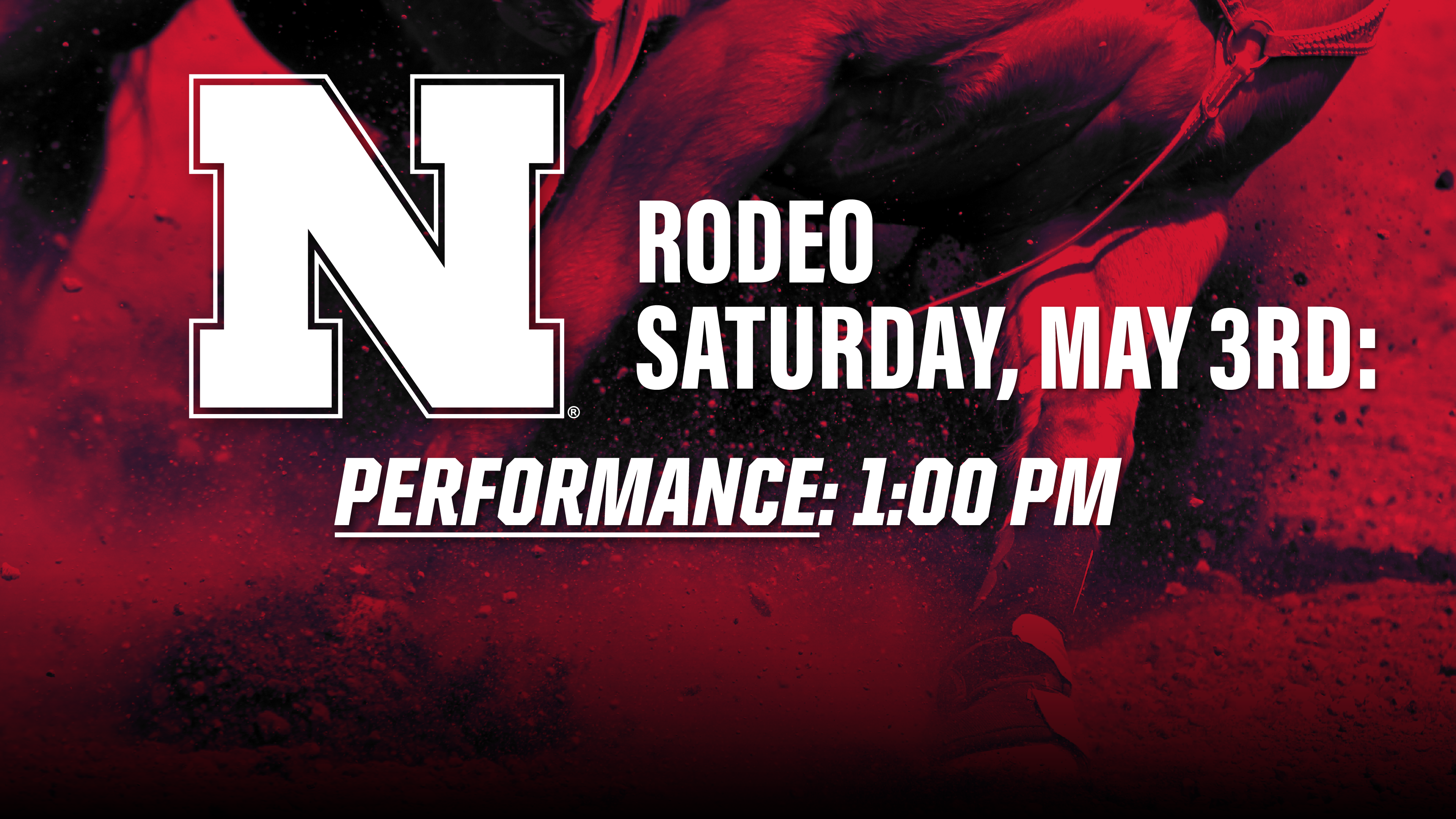 Saturday Performance 1pm | UNL Rodeo 2025 - 05/03/2025