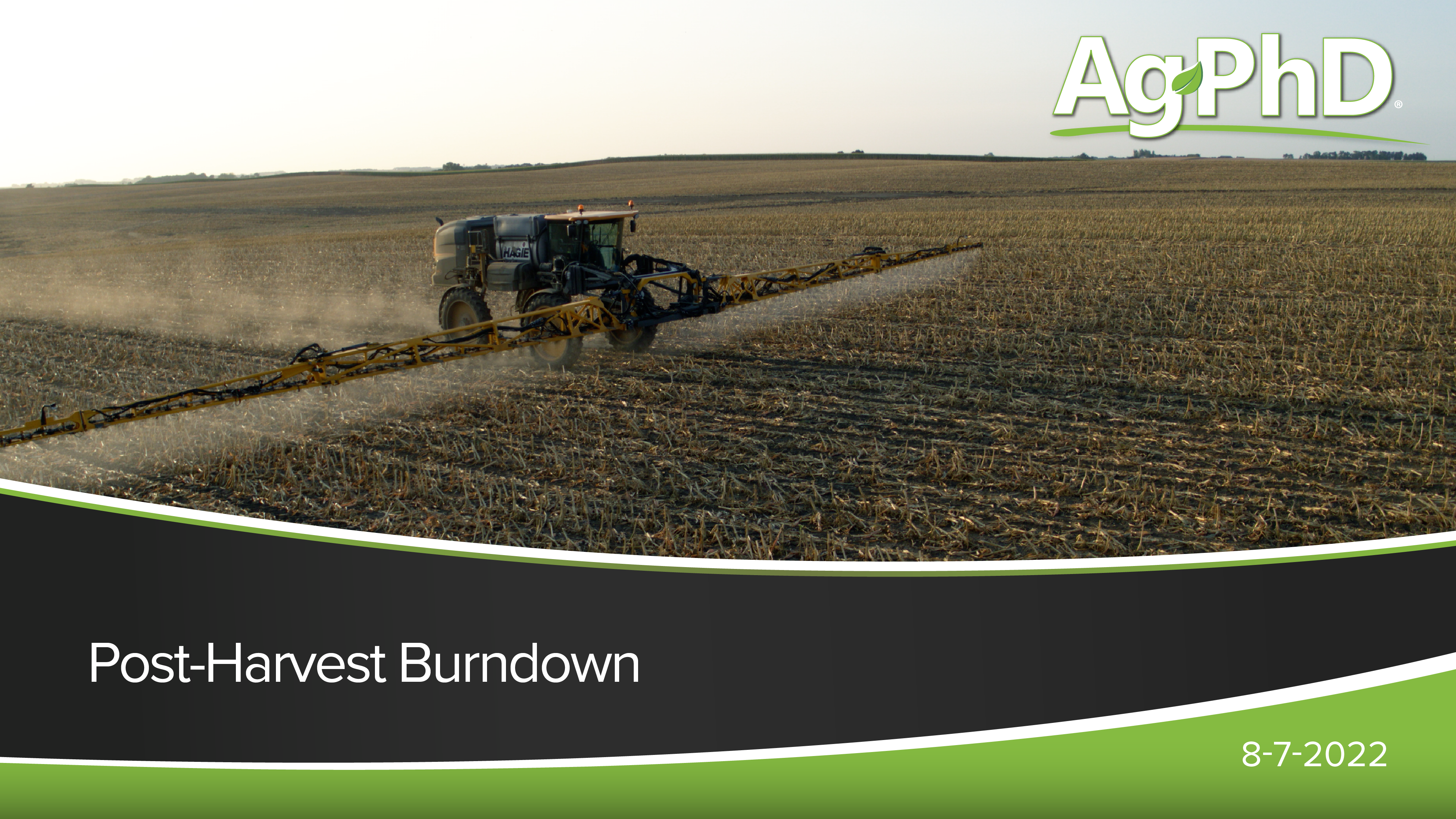 Post-Harvest Burndown | Ag PhD