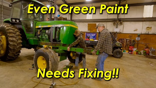 Even Green Paint Needs Fixing After 4...