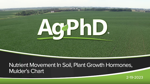 Nutrient Movement In Soil, Plant Growth Hormones, Mulder's Chart