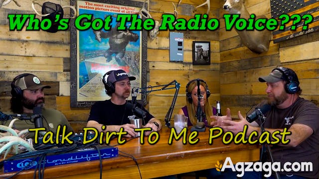 Who's Got the Radio Voice? Talk Dirt ...