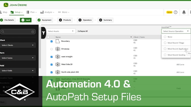 John Deere Automation 4.0 & AutoPath Setup Files