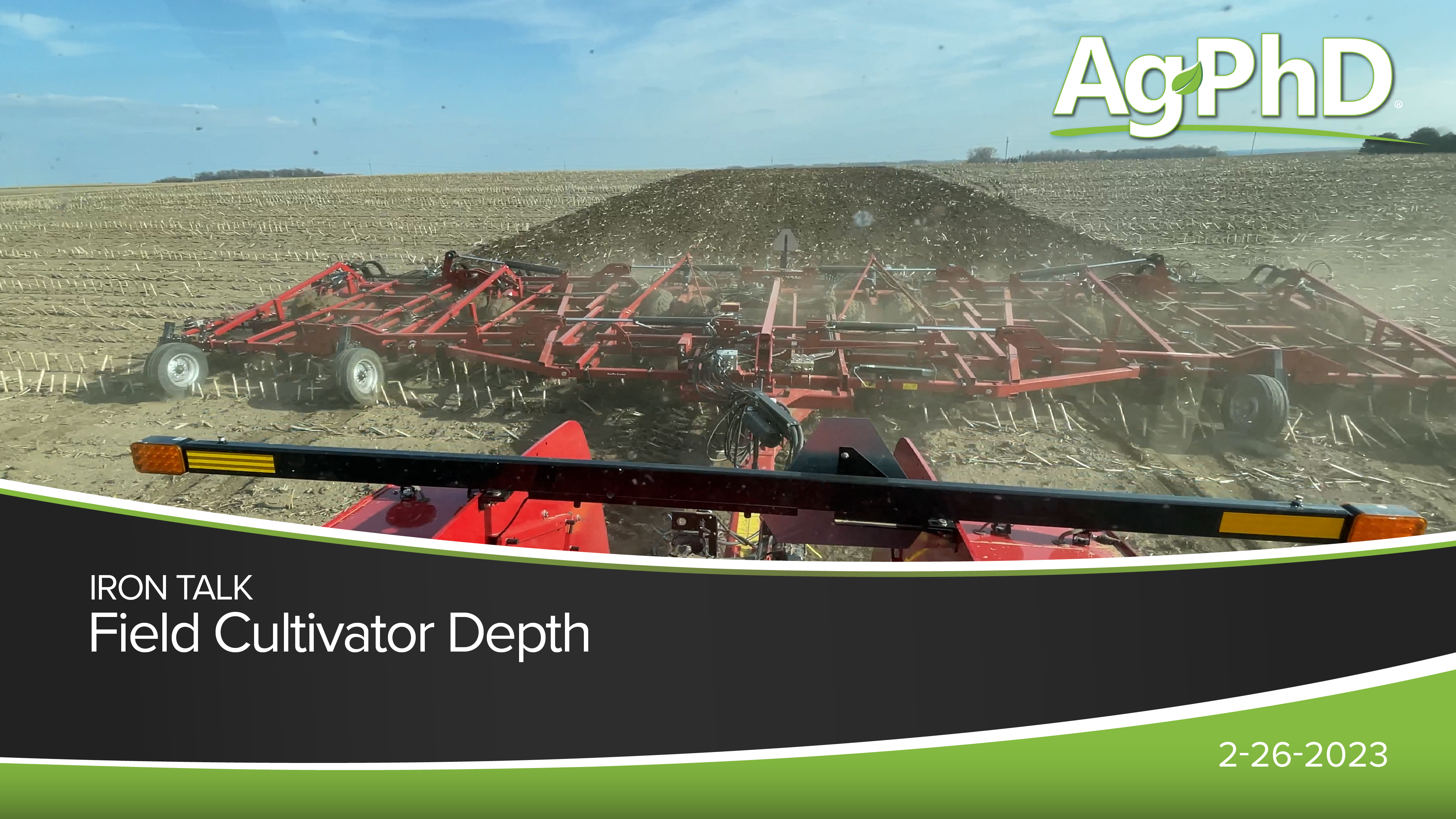 Field Cultivator Depth | Ag PhD