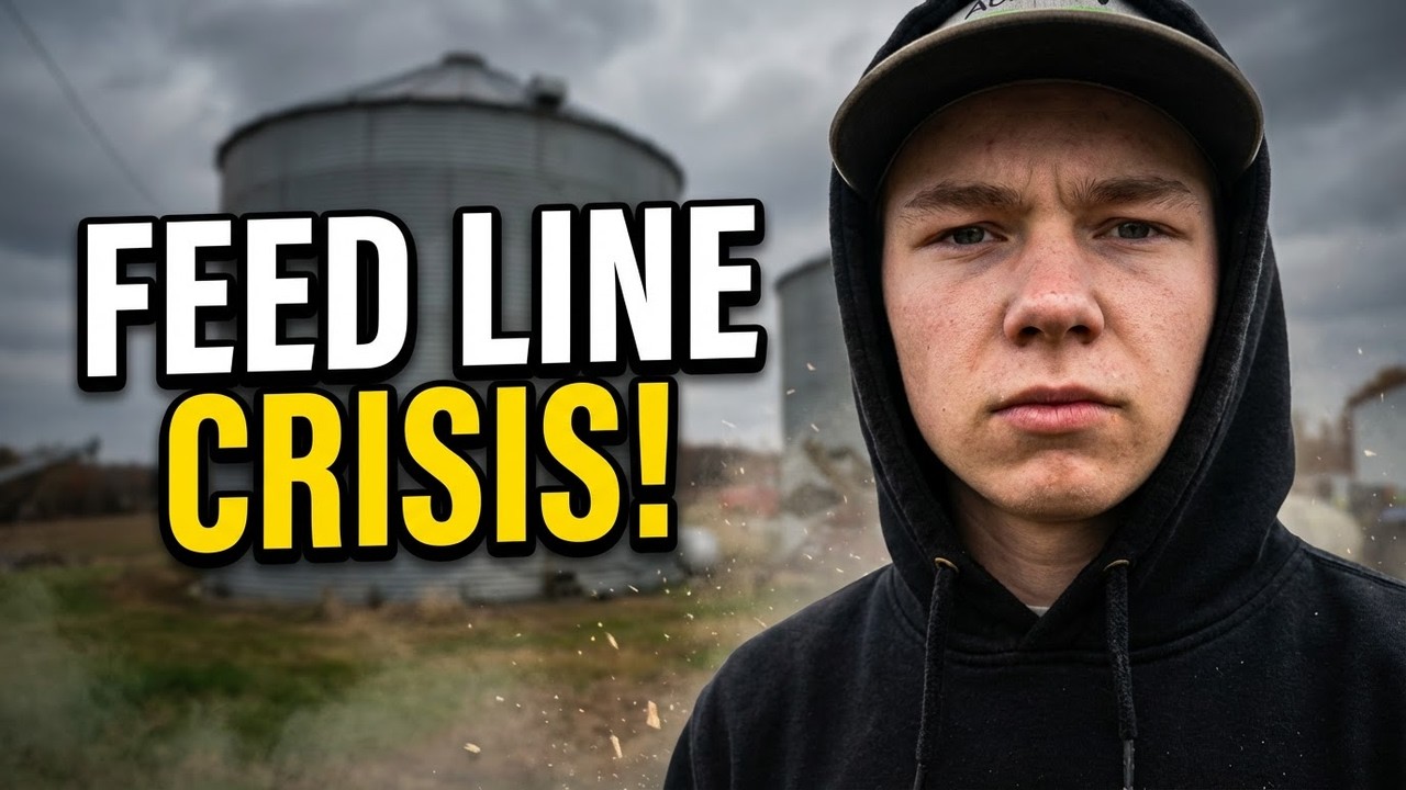 Fixing Our Feed Line so Our Chickens have Food!!! | Farmer King